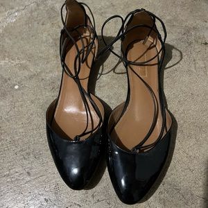 Aquazzura patent flats